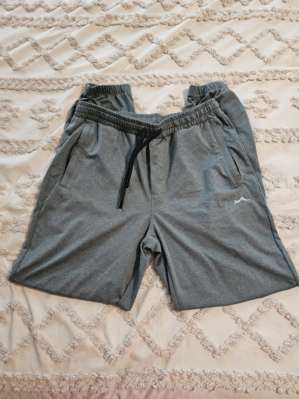Maamgic Men's Grey Athletic Drawstring Shorts